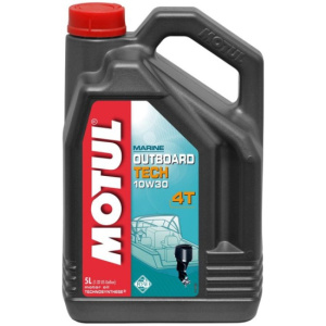 Масло MOTUL Outboard Tech 4T 10W30 (5л)  для подвесных бензиновых и дизельных моторов 101747/106447