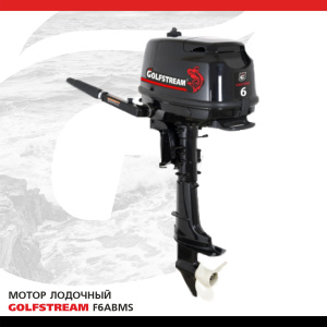 Мотор лодочный GOLFSTREAM F6ABMS DC (с выпрямителем)